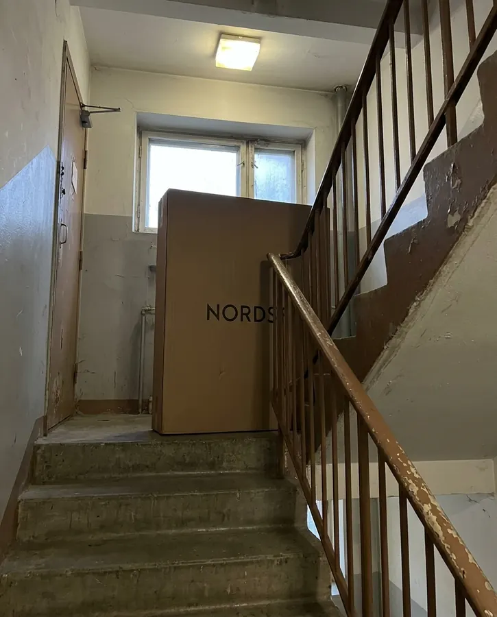 Trappeoppgangen ble kveldens hindring.