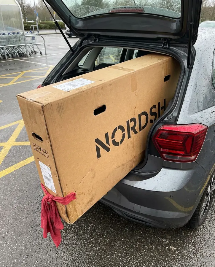 Passet nesten i bagasjerommet.