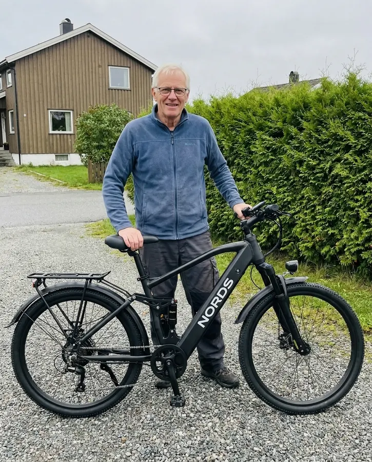 Fornøyd nok til å bli fotografert.