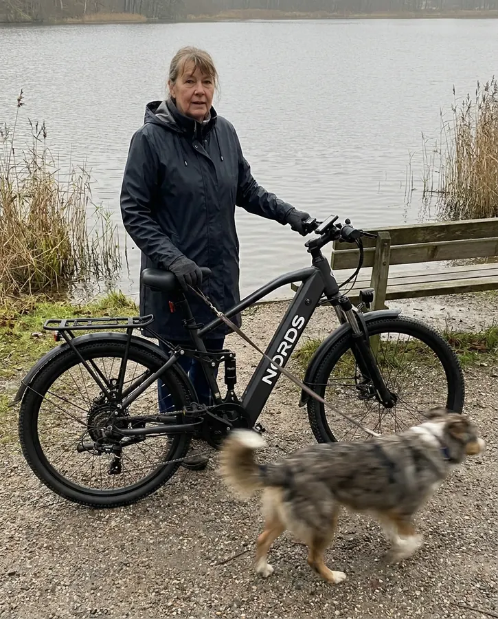 Hunden bestemmer tempoet.