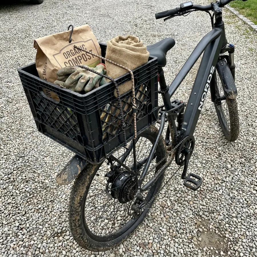Bagasjebrettet tar det meste.